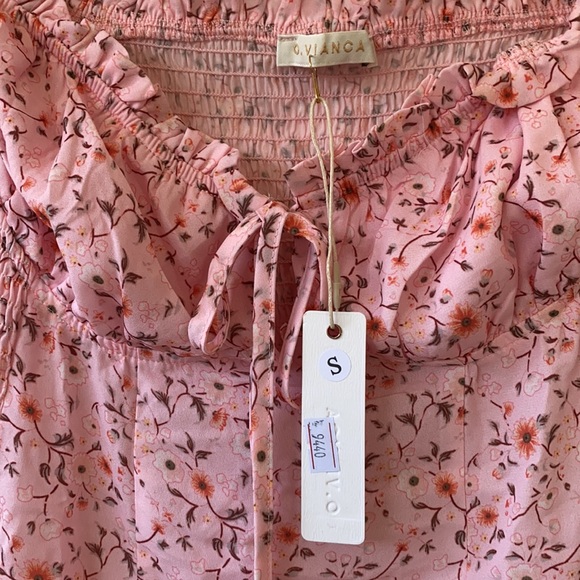 O. Vianca Off the Shoulder Floral Mini-Dress - Picture 9 of 9